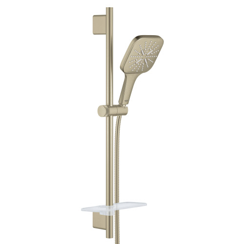 Grohe Rainshower 26585EN0 24" Shower Slide Bar Kit - 3 Sprays, 1.75 gpm in Grohe Brushed Nickel