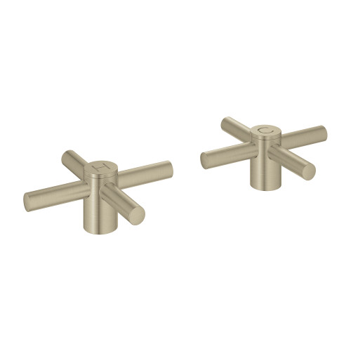 Grohe Atrio 14215EN0 Cross Handles (Pair) in Grohe Brushed Nickel