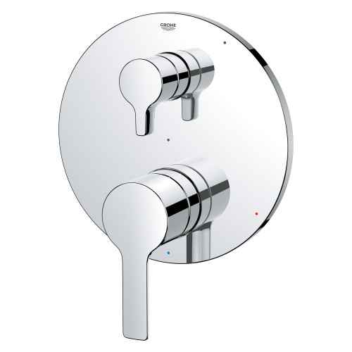 Grohe Lineare 29421000 LINEARE PRESSURE BALANCE VALVE TRIM WITH 2-WAY DIVERTER WITH CARTRIDGE in Grohe Chrome