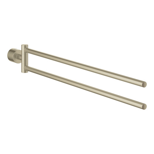 Grohe Atrio 40888EN0 Atrio 18-1/2" Double Towel Rail in Grohe Brushed Nickel