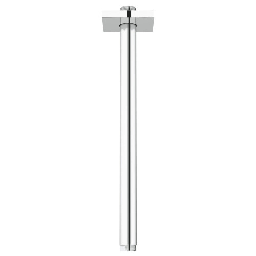 Grohe Rainshower 27487A00 12" Ceiling Shower Arm With Square Flange in Grohe Hard Graphite