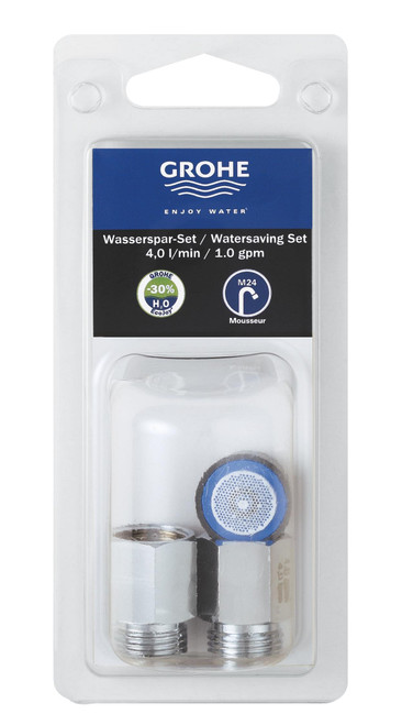 Grohe Repair Parts 48189000 Water-Saving Kit 3,8L - 1.0GPM in Grohe Chrome