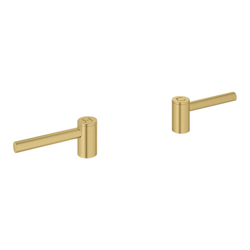 Grohe Atrio 14216GN0 Lever Handles (Pair) in Grohe Brushed Cool Sunrise