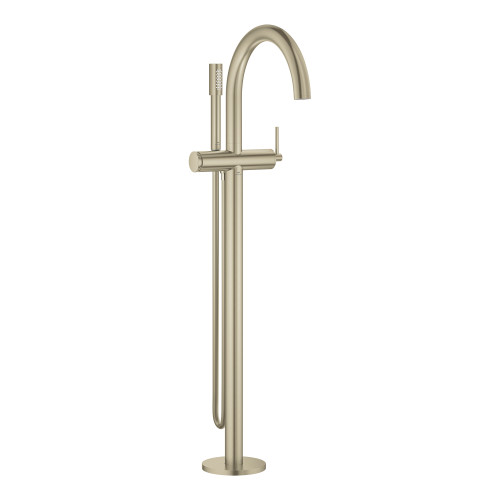 Grohe Atrio 24368EN0 Single-Handle Freestanding Tub Faucet with 1.75 GPM Hand Shower in Grohe Brushed Nickel