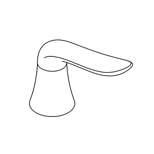 Grohe Repair Parts 48237000 Lever in Grohe Chrome