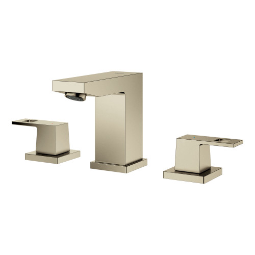 Grohe Eurocube 20370ENA 8-inch Widespread 2-Handle S-Size Bathroom Faucet 1.2 GPM in Grohe Brushed Nickel