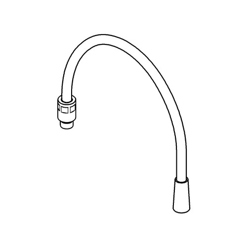 Grohe Repair Parts 46871DC0 Shower Hose in Grohe Supersteel