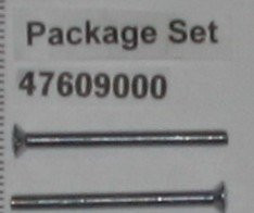 Grohe Repair Parts 47609000 Screws in Grohe Chrome