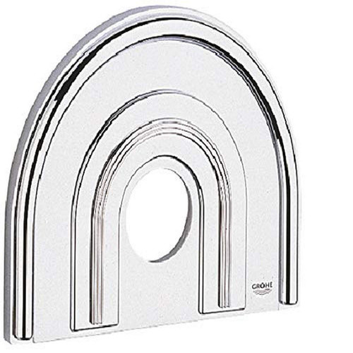 Grohe Repair Parts 47459IP0 Escutcheon (7"X 9-1/4") in Grohe Chrome/Matte Chrome