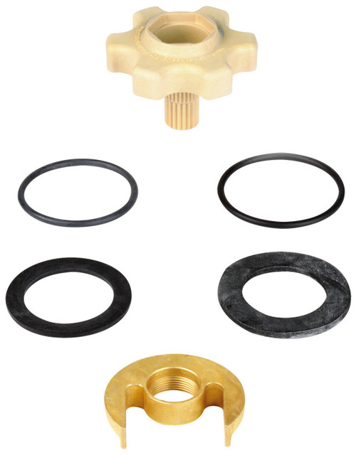 Grohe Repair Parts 46345000 Shank Mounting Kit in Grohe Chrome