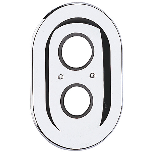 Grohe Repair Parts 47188000 Escutcheon (Oval) in Grohe Chrome