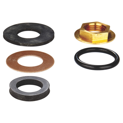 Grohe Repair Parts 45000000 1/2" Shank Mounting Kit in Grohe Chrome