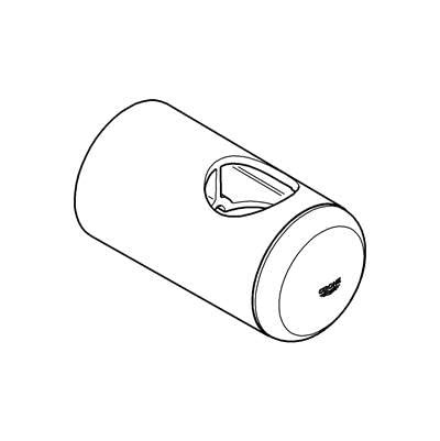 Grohe Repair Parts 45362ZB0 Shower Bar Holder in Grohe Oil Rubbed Bronze