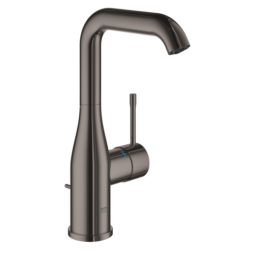 Grohe Essence 23486A0A Single Hole Single-Handle L-Size Bathroom Faucet 1.2 GPM in Grohe Hard Graphite
