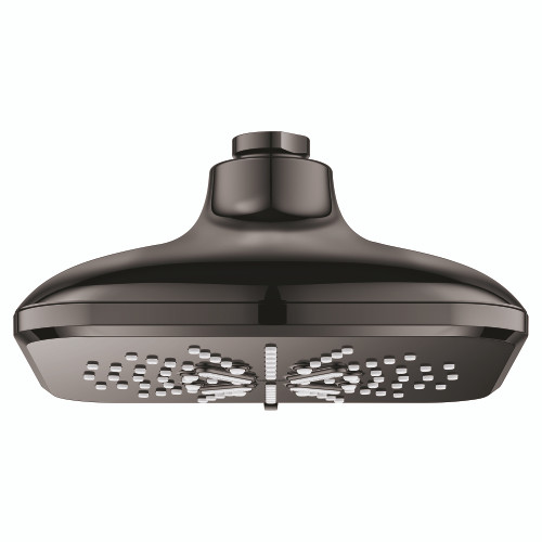 Grohe Rainshower 26797A00 Shower Head, 6-1/2" - 3 Sprays, 1.75gpm in Grohe Hard Graphite