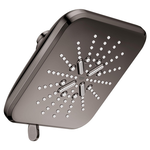 Grohe Rainshower 26797A00 Shower Head, 6-1/2" - 3 Sprays, 1.75gpm in Grohe Hard Graphite