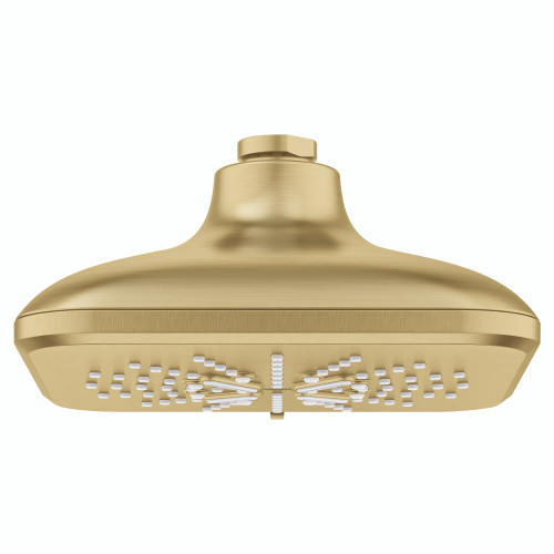 Grohe Rainshower 26797GN0 Shower Head, 6-1/2" - 3 Sprays, 1.75gpm in Grohe Brushed Cool Sunrise