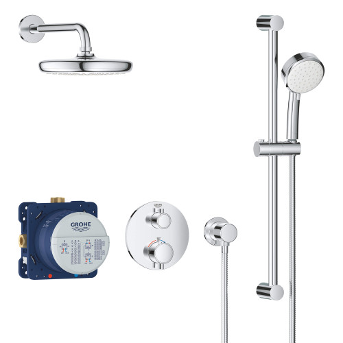 Grohe Grohtherm 34745000 Shower Set. 1.75gpm in Grohe Chrome