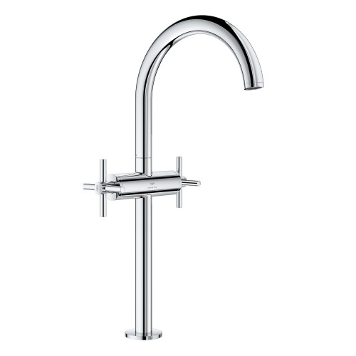 Grohe Atrio 21161000 Single Hole Two-Handle XL-Size Bathroom Faucet 1.2 GPM in Grohe Chrome