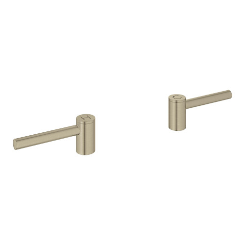 Grohe Atrio 14216EN0 Lever Handles (Pair) in Grohe Brushed Nickel