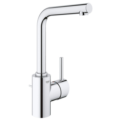 Grohe Concetto 23737002 Single Hole Single-Handle L-Size Bathroom Faucet 1.2 GPM in Grohe Chrome