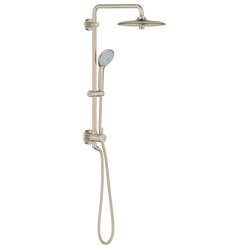 Grohe Retro-Fit 27867EN1 260 Shower System, 2.5 gpm in Grohe Brushed Nickel