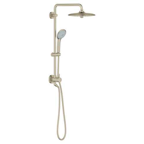 Grohe Retro-Fit 27867EN1 260 Shower System, 2.5 gpm in Grohe Brushed Nickel