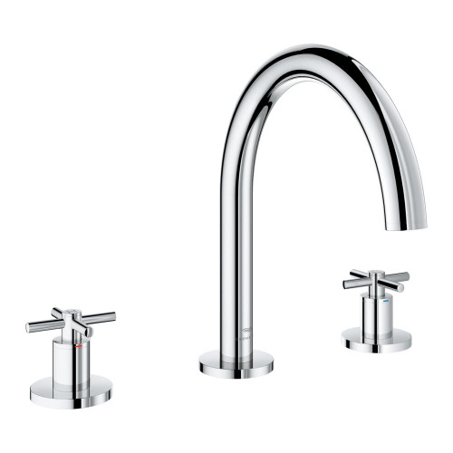 Grohe Atrio 25273000 3-Hole 2-Handle Deck Mount Roman Tub Faucet in Grohe Chrome