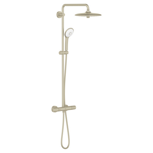 Grohe Euphoria 26128EN2 260 CoolTouch Thermostatic Shower System, 1.75 gpm in Grohe Brushed Nickel