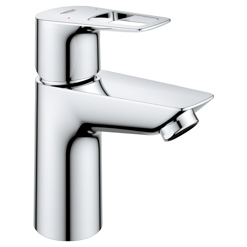 Grohe Bauloop 23085001 Single Hole Single-Handle S-Size Bathroom Faucet 1.2 GPM Less Drain in Grohe Chrome