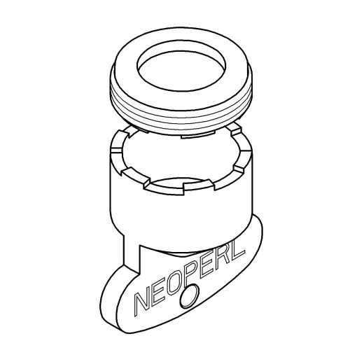 Grohe Repair Parts 13350000 Flow Straightener in Grohe Chrome