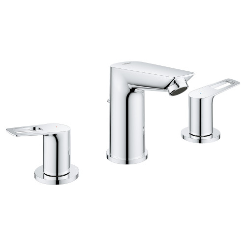 Grohe Bauloop 20225001 8-Inch Widespread 2-Handle M-Size Bathroom Faucet 1.2 GPM in Grohe Chrome