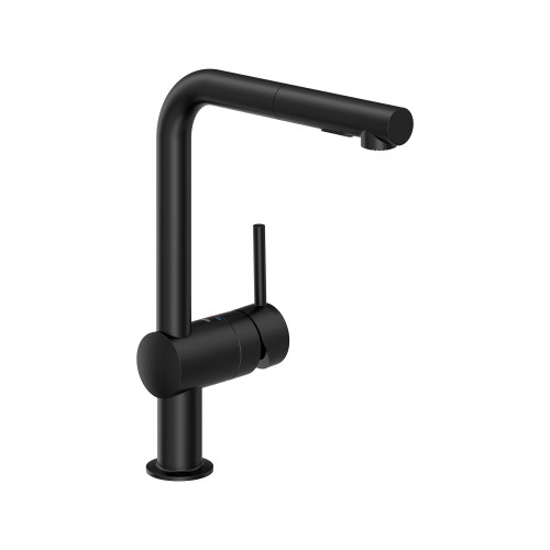 Grohe Minta 303002430 Single-Handle Pull-Out Kitchen Faucet Dual Spray 1.75 Gpm In Matte Black