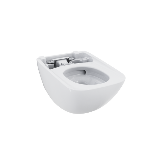 TOTO NEOREST WX1 Dual Flush 1.2 or 0.8 GPF Wall-Hung Toilet Bowl Unit, Cotton White - CT9538CEFG#01