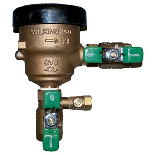 Wilkins 12-460XL Model 460XL 1/2" FNPT x FNPT Spill Resistant Pressure Vacuum Breaker Assembly