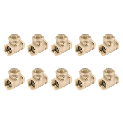 Legend Valve 105-106NL Swing Check Valve 1-1/4 Inch Brass - 4 Pack