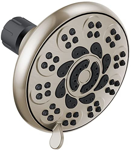 Peerless Universal Showering Components 76610SN 6-Setting Shower Head in Brushed Nickel Finish