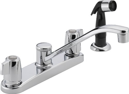 Peerless Core P226LF Two Handle Kitchen Faucet in Chrome Finish