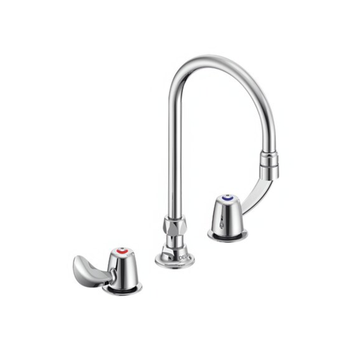 Commercial 27C2942-LS 27C1 / 27C2: Two Handle 8" Below Deck Mount Faucet Without Sidespray: Chrome