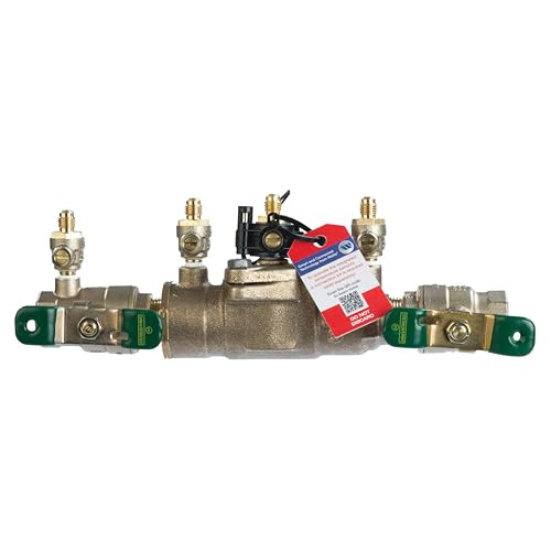 Watts Series 007 Double Check Backflow Preventer 3/4 Inch Bronze Quarter Turn