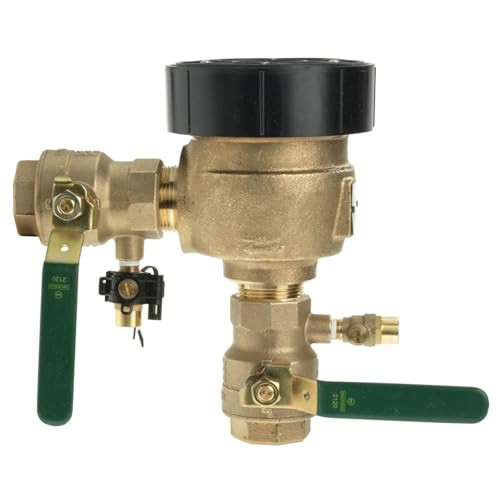 Watts 800M4QT Pressure Vacuum Breaker 1-1/4 Inch Quarter Turn Anti-Siphon Bronze