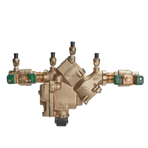 Watts LF909 RPZ Backflow Preventer 3/4 Inch Lead Free Silicon Bronze Quarter Turn