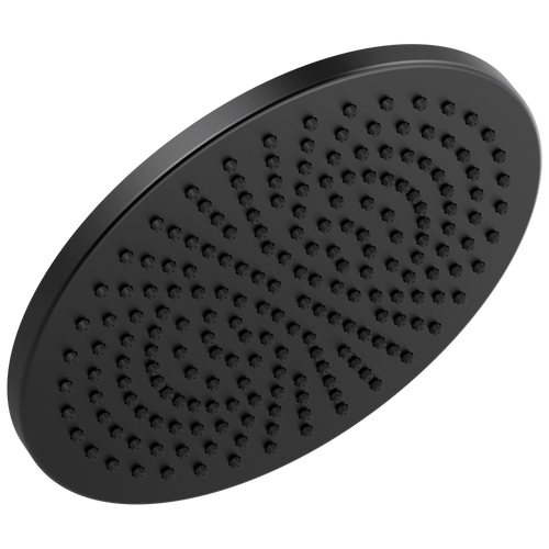 Delta Universal Showering Single-Setting Metal Raincan Shower Head 2.5 GPM in Matte Black Finish - 52158-BL25