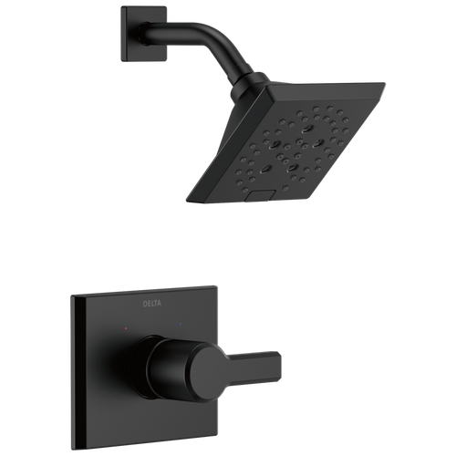 Delta Pivotal Monitor 14 Series H2OKinetic Shower Trim in Matte Black Finish - T14299-BL