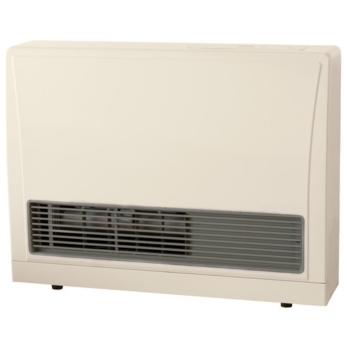 Rinnai EX DT Series 16,700 BTU Indoor Ductless Direct Vent Natural Gas Energy Saver Wall Furnace in Beige - EX17DTN