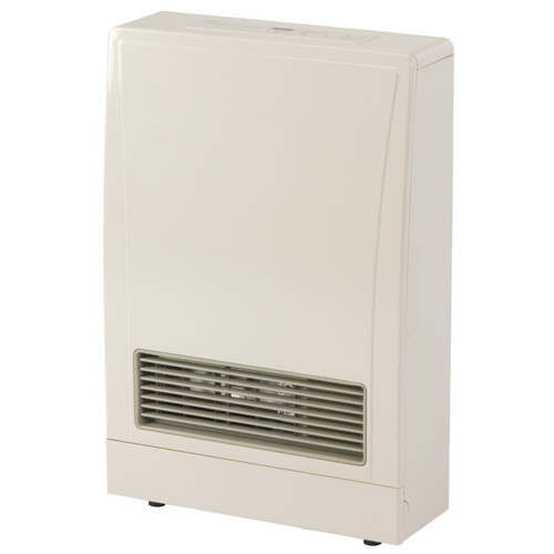 Rinnai EX DT Series 8,000 BTU Indoor Ductless Direct Vent Natural Gas Energy Saver Wall Furnace in Beige - EX08DTN