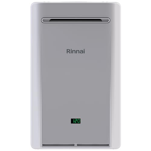 Rinnai RE Series 7.9 GPM 199,000 BTU Outdoor Natural Gas Non-Condensing Tankless Water Heater with Integrated Pump - REP199EN