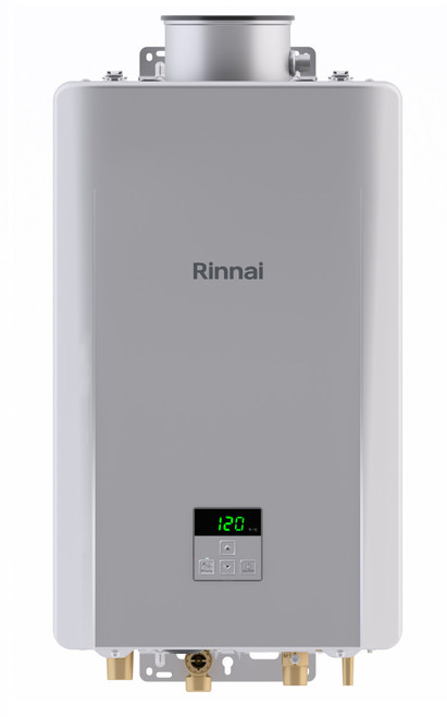 Rinnai RE Series 6.6 GPM 160,000 BTU Indoor Natural Gas Non-Condensing Tankless Water Heater - RE160IN Rinnai RE Series 6.6 GPM 160,000 BTU Indoor Natural Gas Non-Condensing Tankless Water Heater - RE160IN