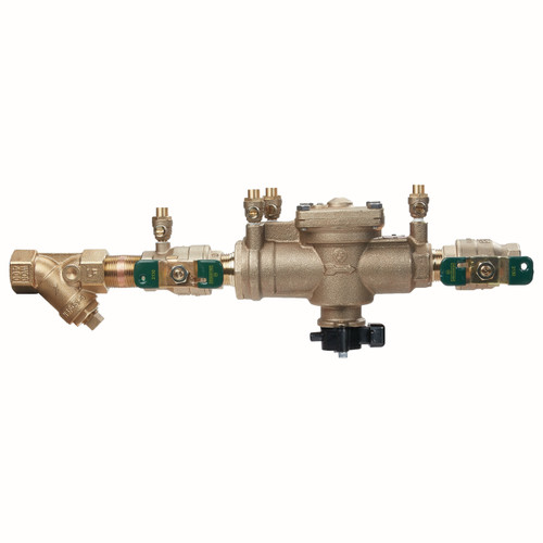 Watts 88004054 RPZ Backflow Preventer 1 Inch Bronze Strainer Flood Sensor