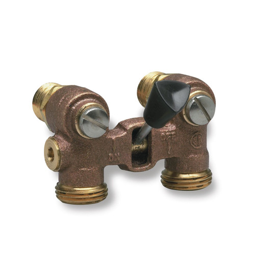 Watts 0006643 Duo-Cloz Shutoff Valve 1/2 Inch Brass Washing Machine